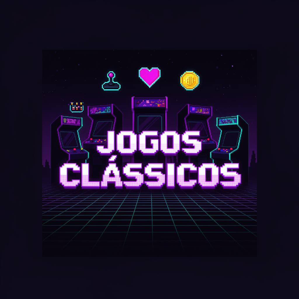 Capa do hub Jogos Clássicos do Old Arcade
