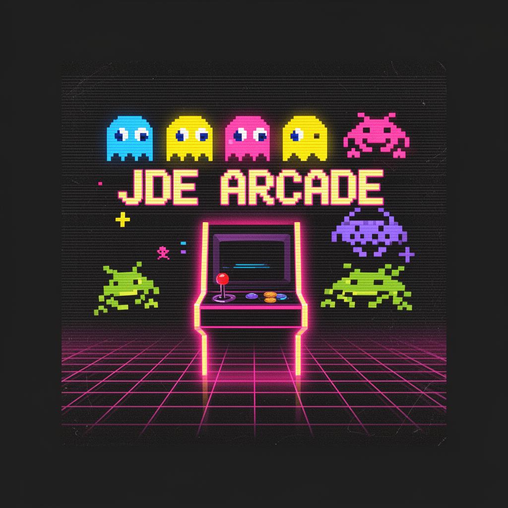 Capa do hub Jogos de Arcade do Old Arcade