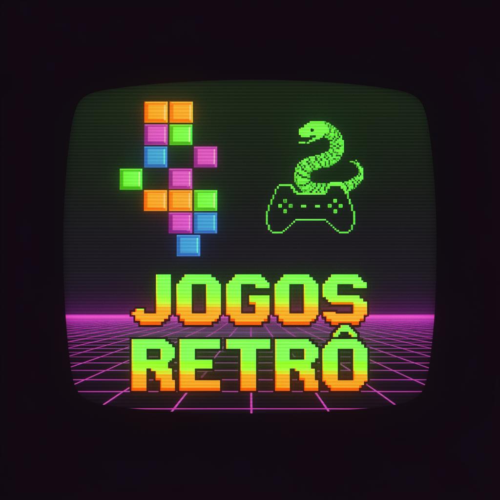 Capa do hub Jogos Retrô do Old Arcade